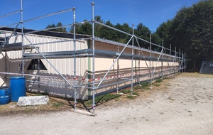 Rénovation toiture du stand