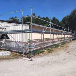 Rénovation toiture du stand